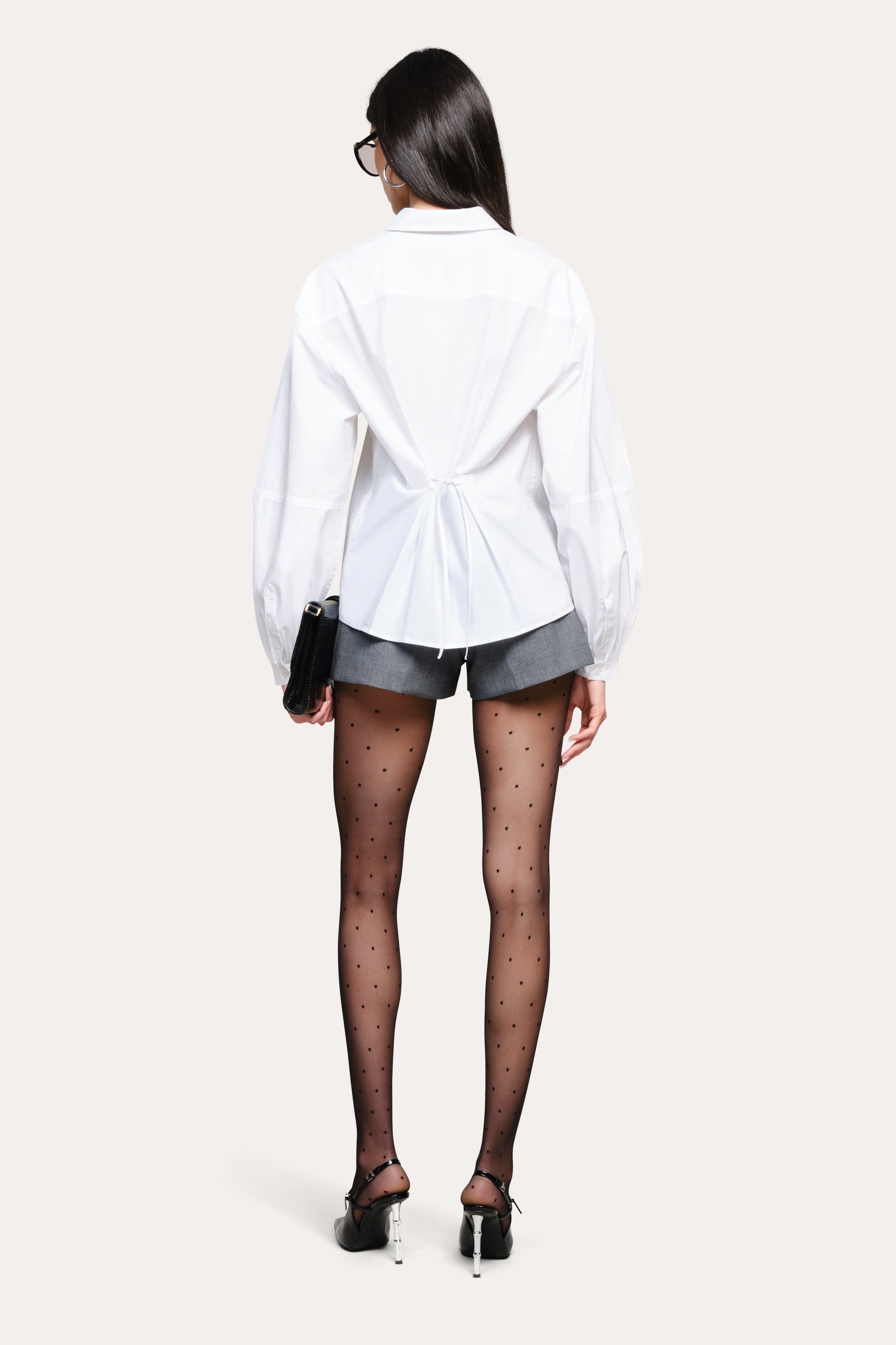Cleo Poplin Shirt | Elie Tahari WHITE