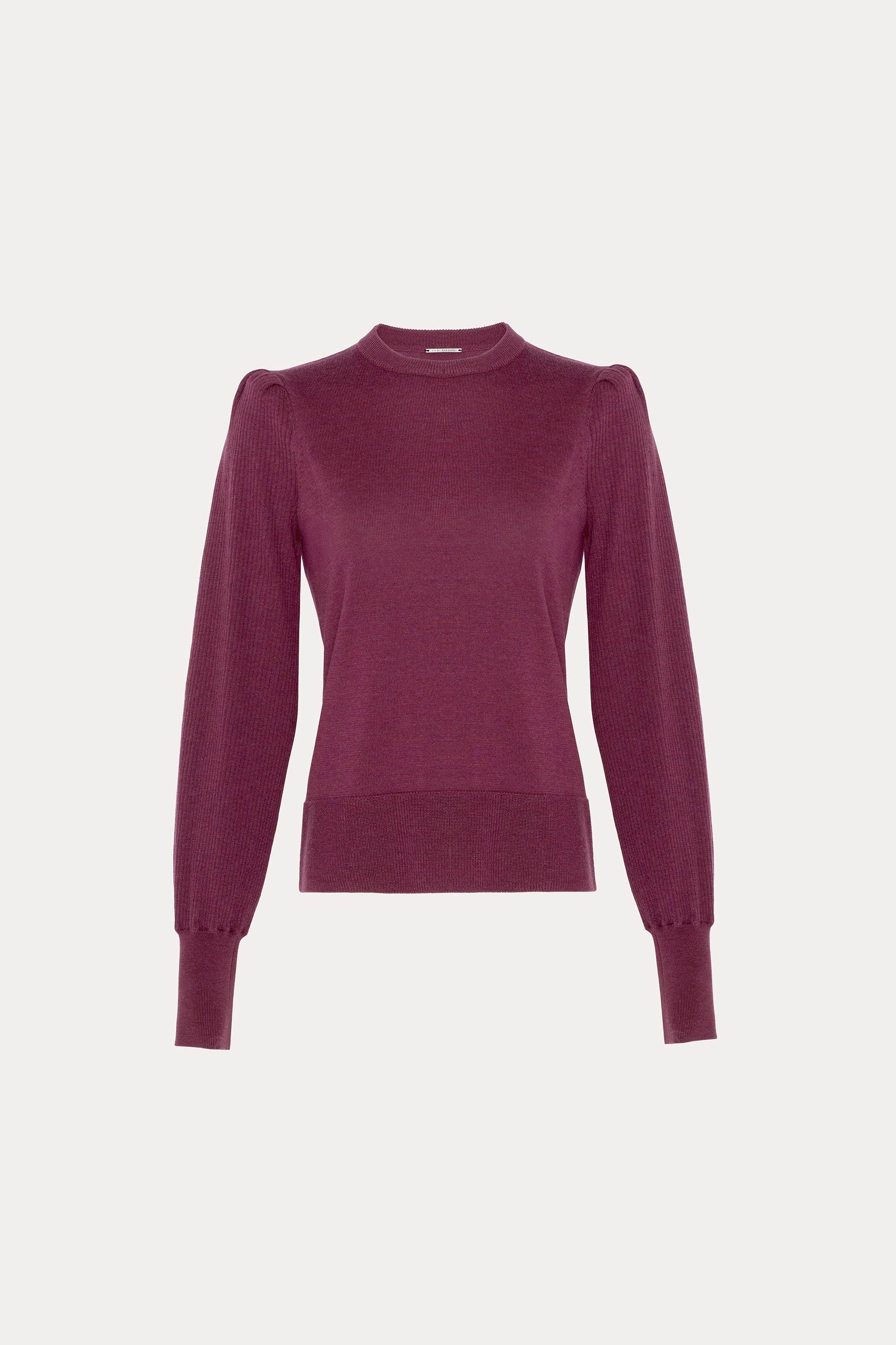 Wool Blouson Sweater | Elie Tahari MERLOT