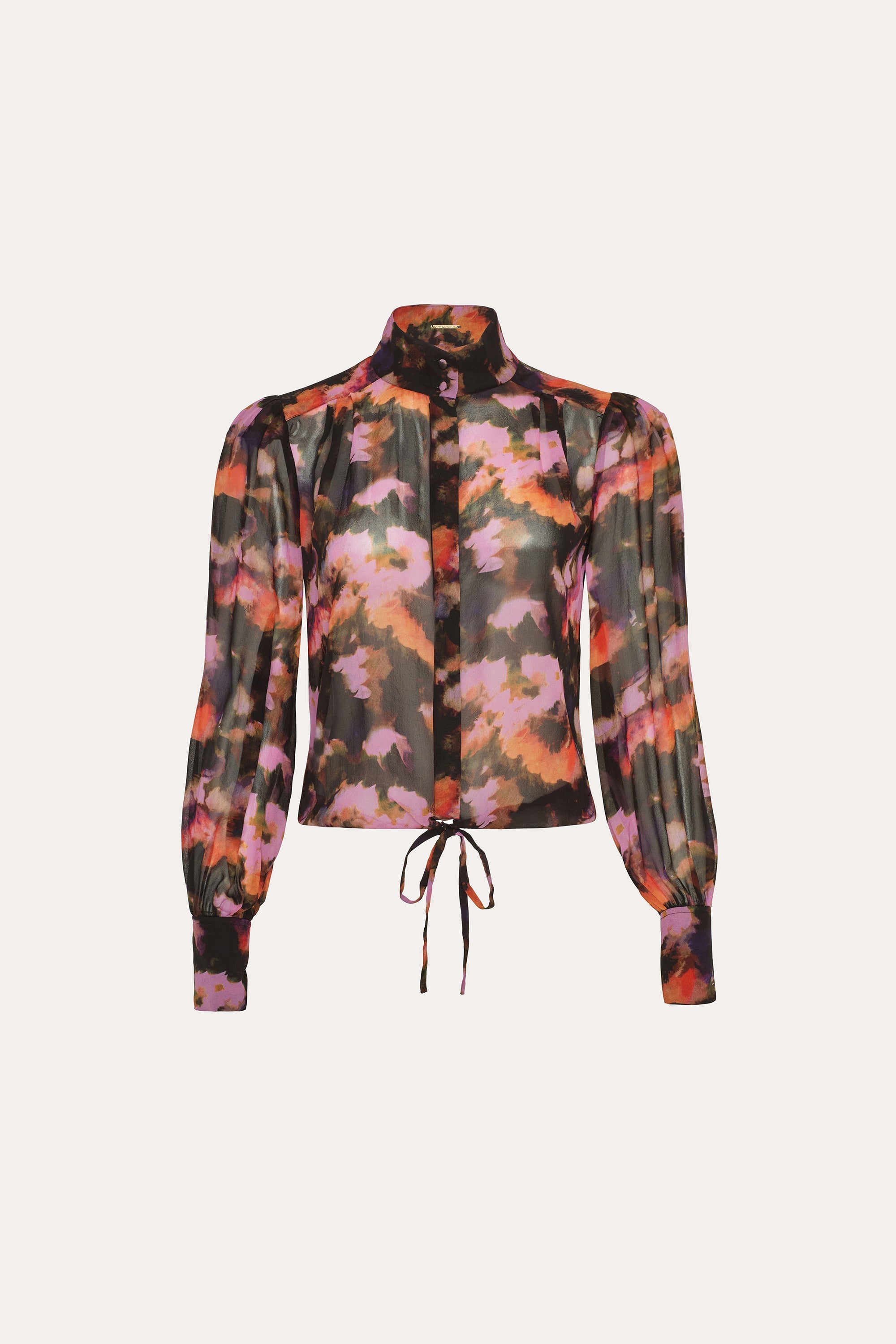 Brushstroke Silk Blouse | Elie Tahari MULTI