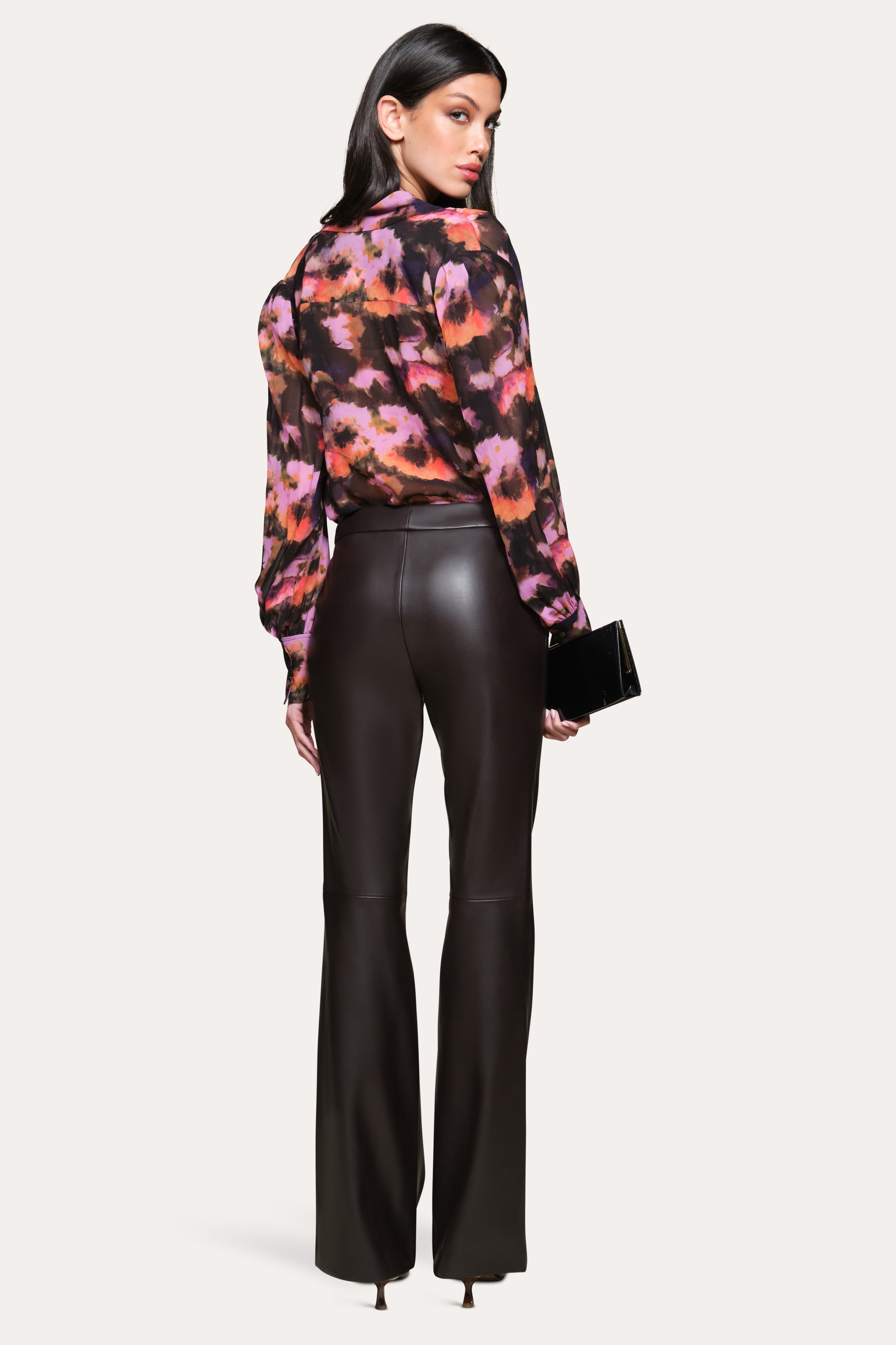 Brushstroke Silk Blouse | Elie Tahari MULTI
