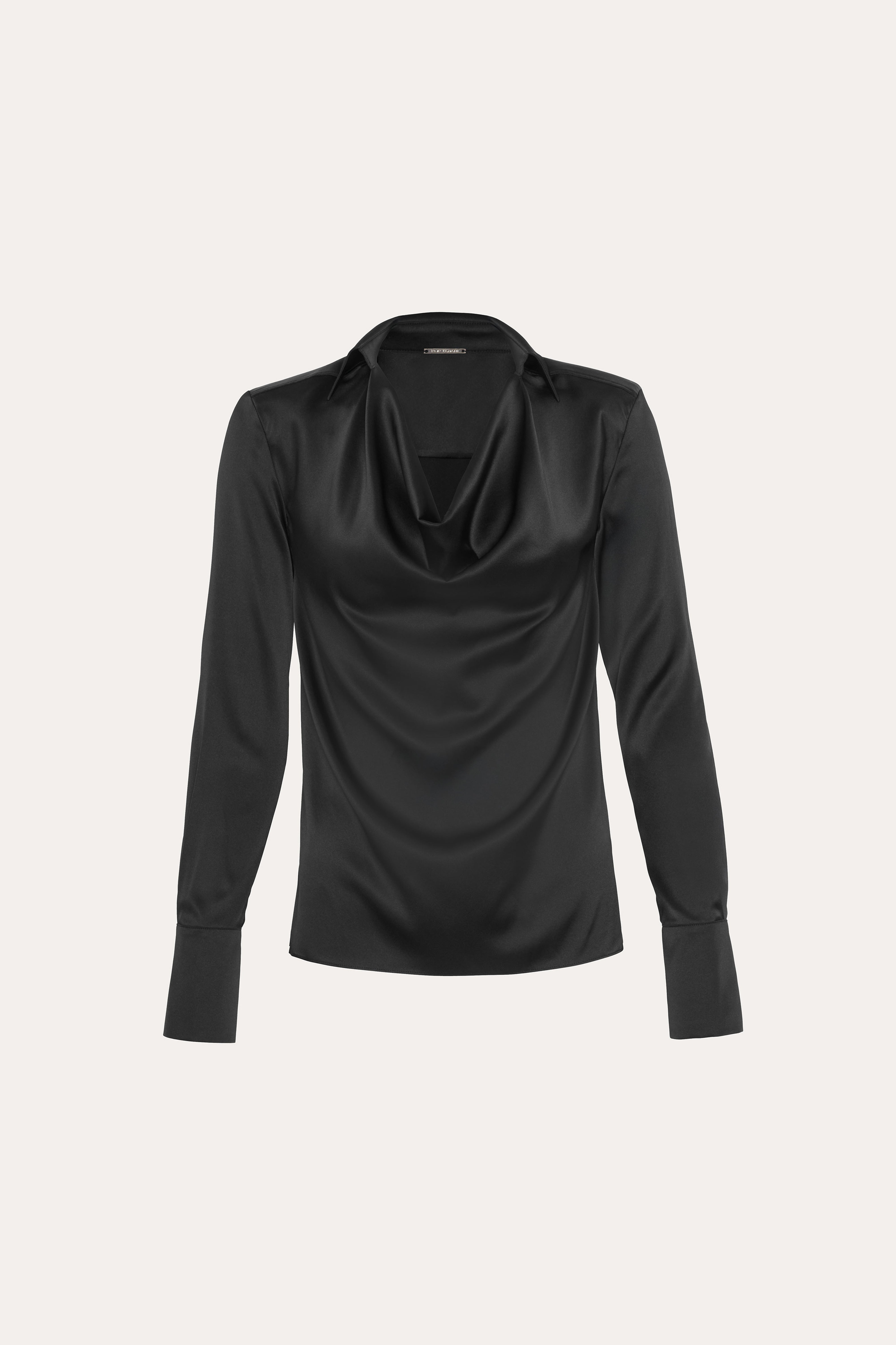 Silk Draped Top | Elie Tahari BLACK