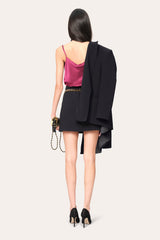 Silk Draped Camisole | Elie Tahari MULBERRY
