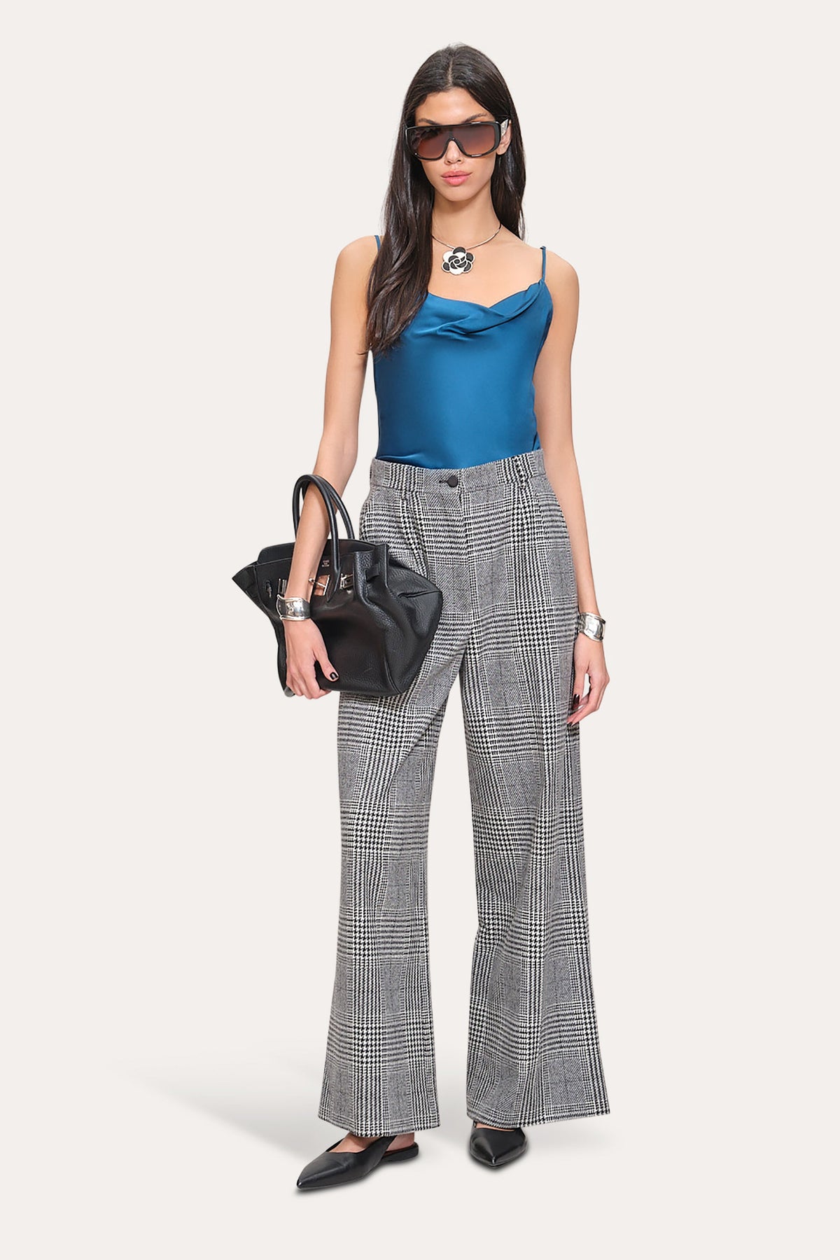 Silk Draped Camisole | Elie Tahari PACIFIC BLUE