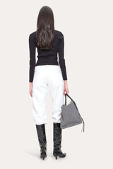Classic Knitted Polo | Elie Tahari BLACK