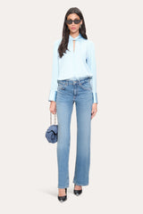 Silk Twist Shirt | Elie Tahari CRYSTAL BLUE