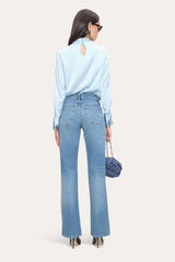 Silk Twist Shirt | Elie Tahari CRYSTAL BLUE