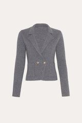Lily Knit Jacket | Elie Tahari CHARCOAL MELANGE