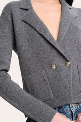 Lily Knit Jacket | Elie Tahari CHARCOAL MELANGE