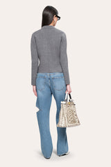 Lily Knit Jacket | Elie Tahari CHARCOAL MELANGE