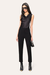 Silk Cowl Neck Top | Elie Tahari BLACK