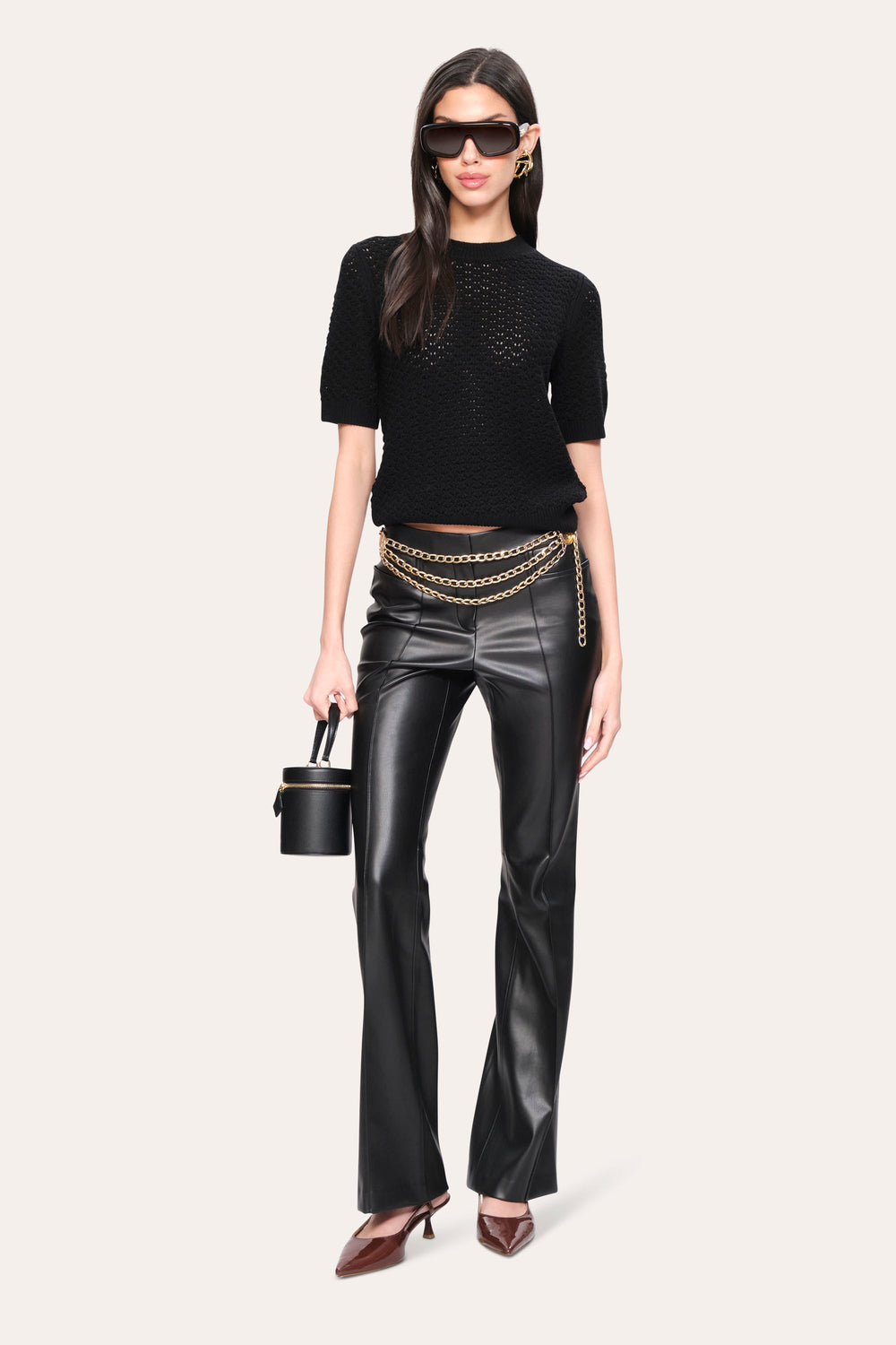 Maya Wool Sweater | Elie Tahari BLACK