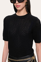 Maya Wool Sweater | Elie Tahari BLACK