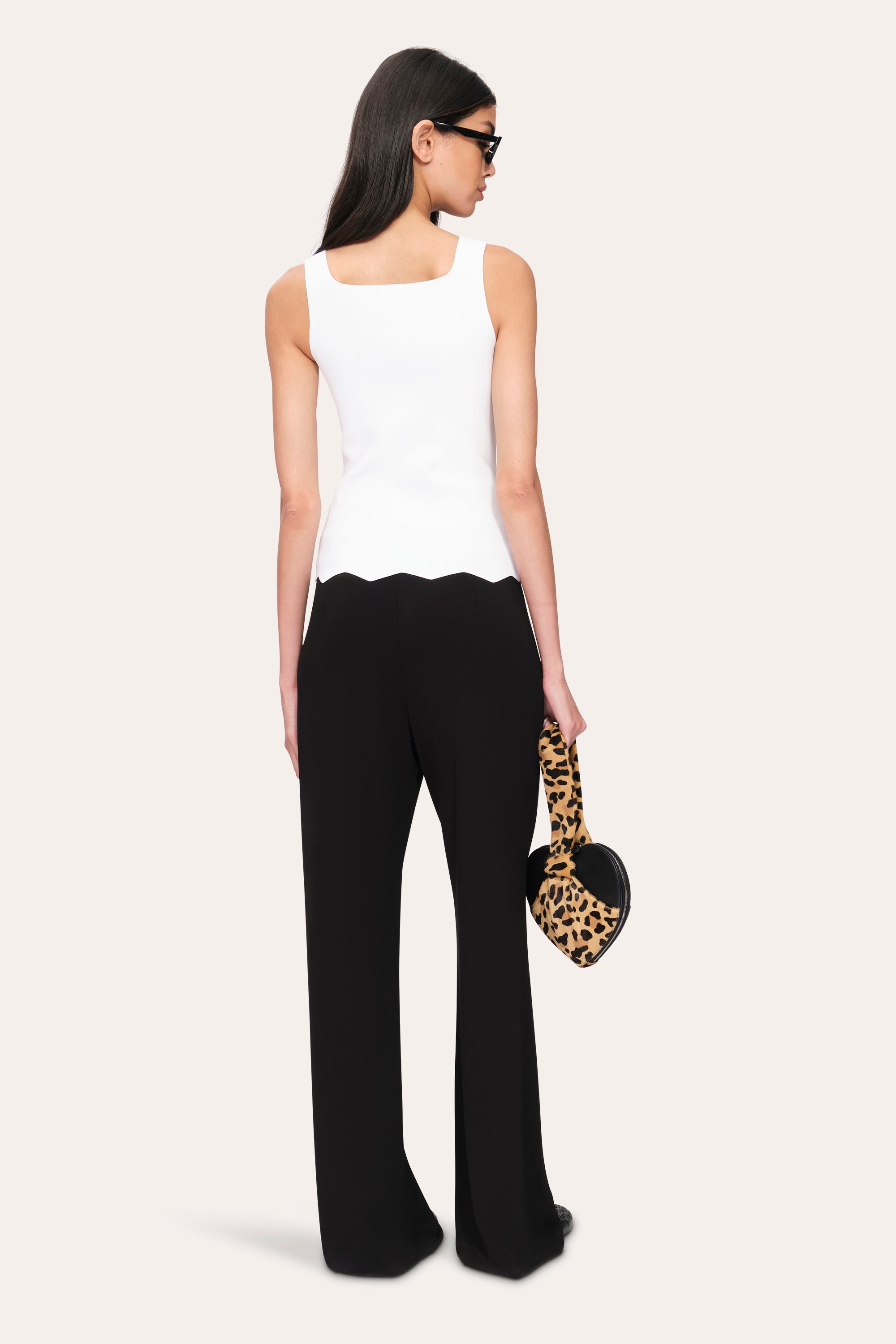 Scallop Hem Tank | Elie Tahari PEARL