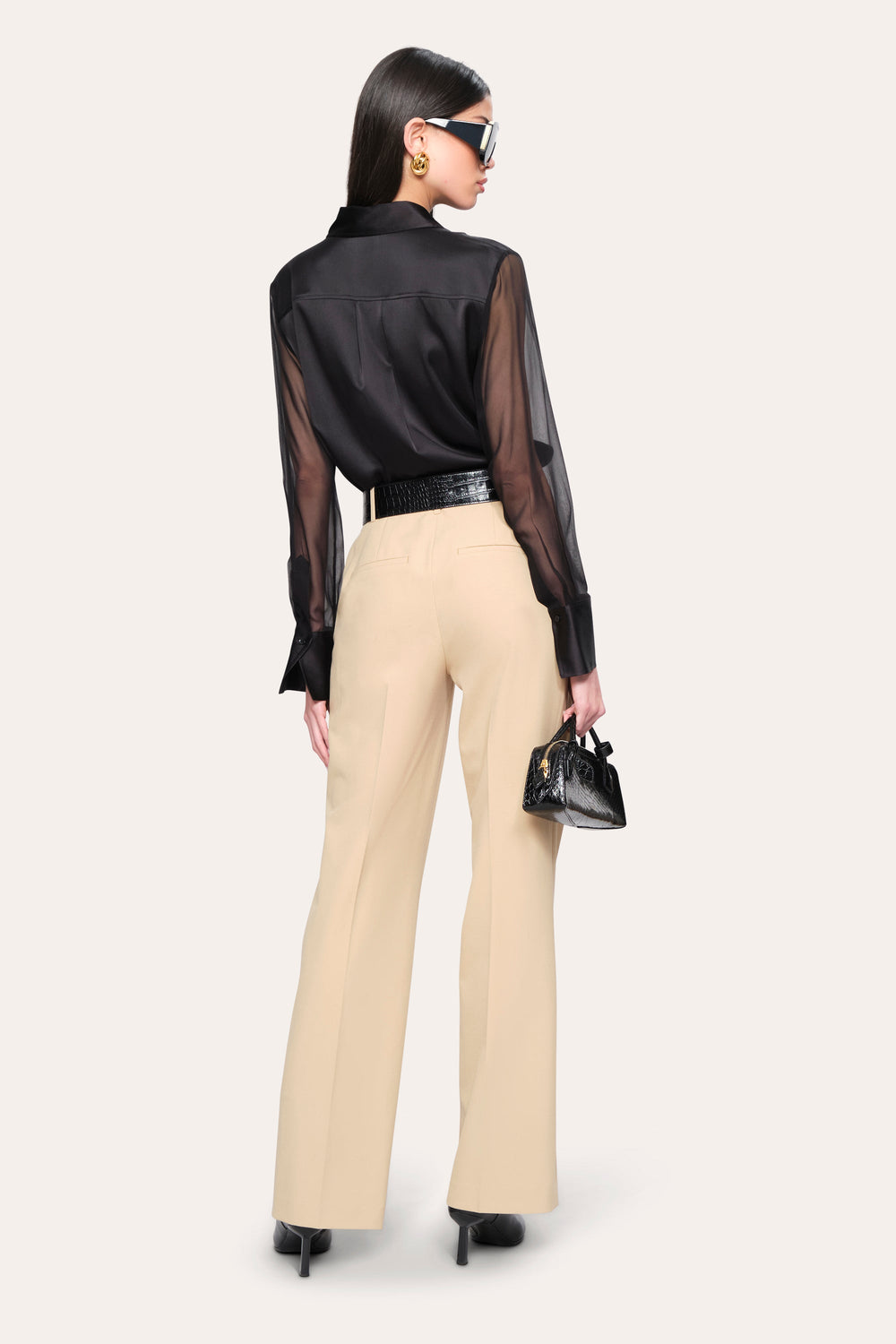 Bia Silk Blouse | Elie Tahari BLACK