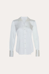 Sophia Silk Shirt | Elie Tahari FRESH PEARL