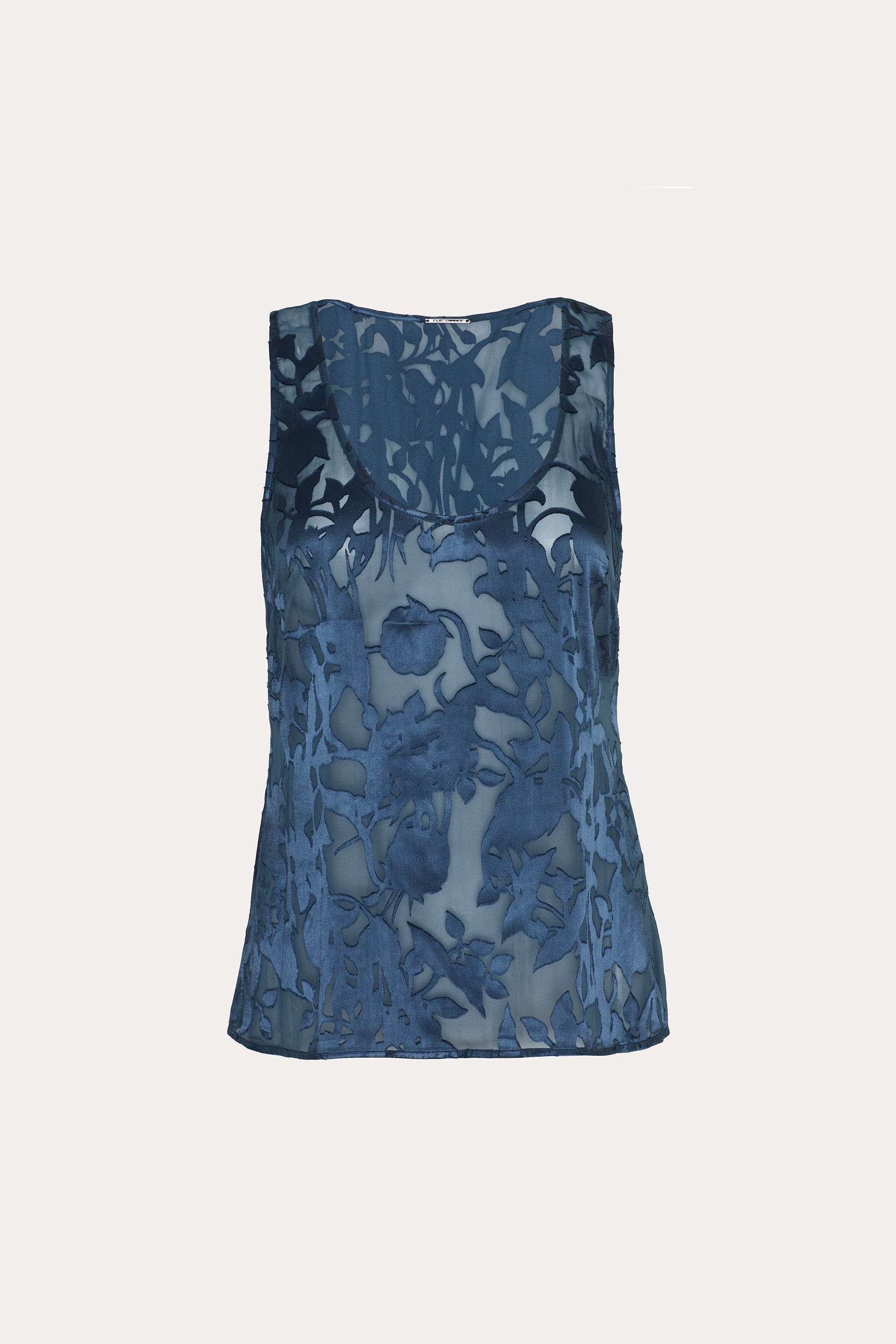 Shadow Scoop Tank | Elie Tahari BLUE