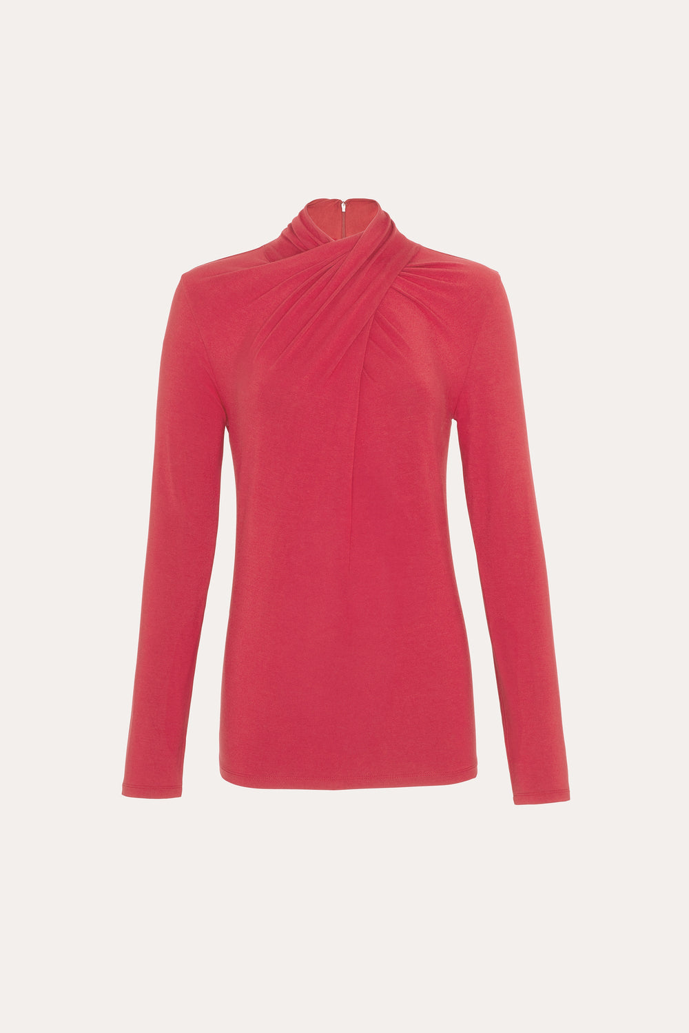 Kaia Twist Knit | Elie Tahari CRANBERRY