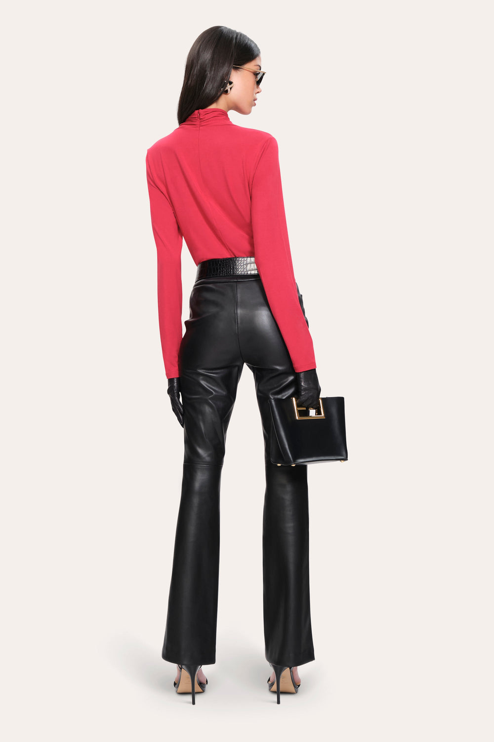Kaia Twist Knit | Elie Tahari CRANBERRY