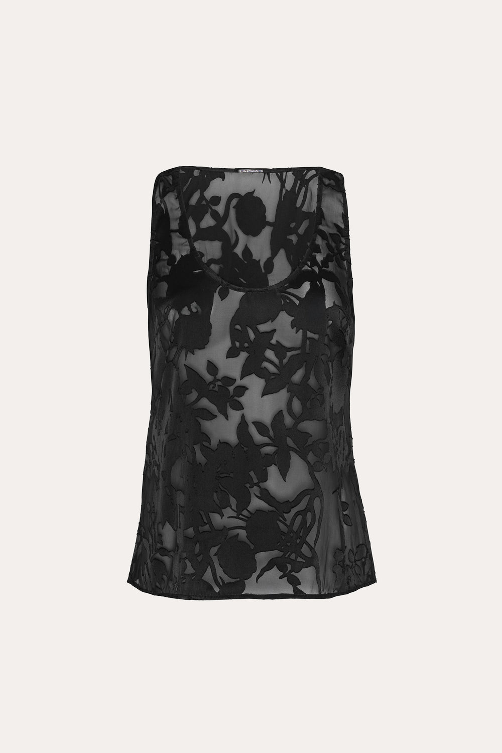 Shadow Scoop Tank | Elie Tahari BLACK