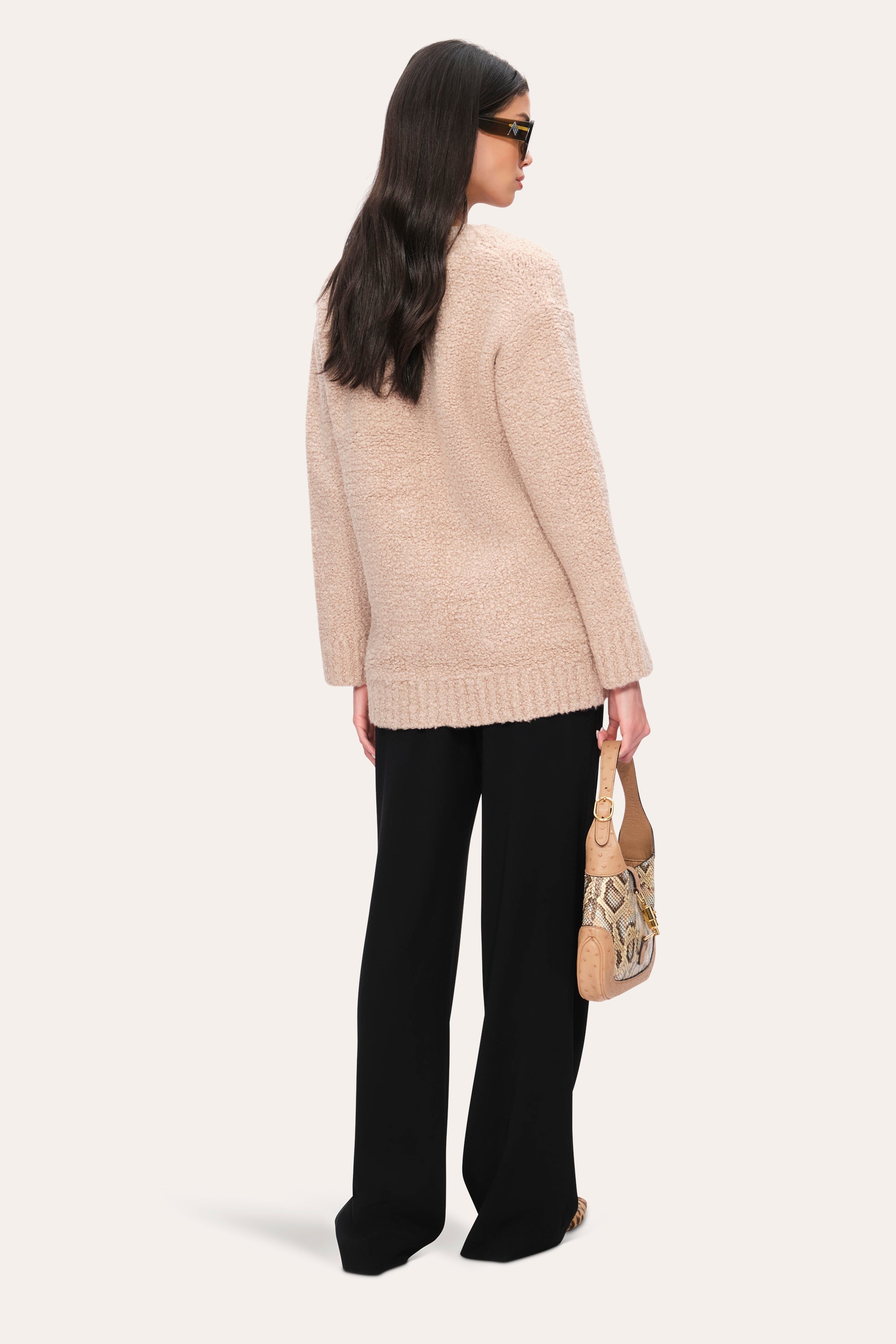Boucle Merino Cardigan | Elie Tahari BUFF