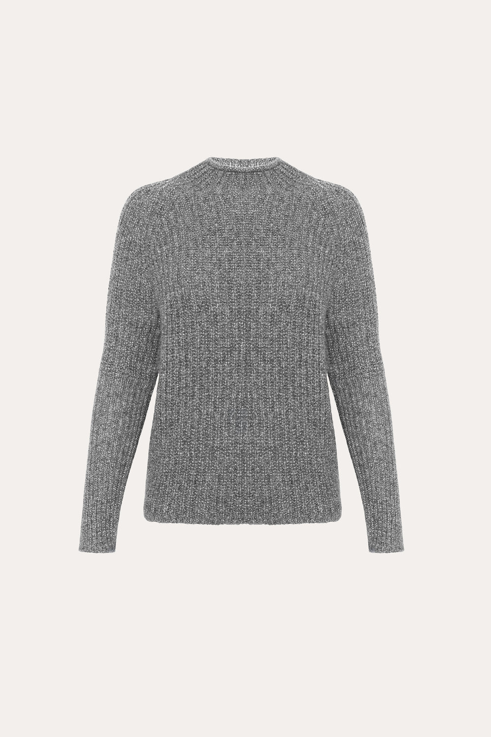Metallic Sweater | Elie Tahari GREY-SILVER