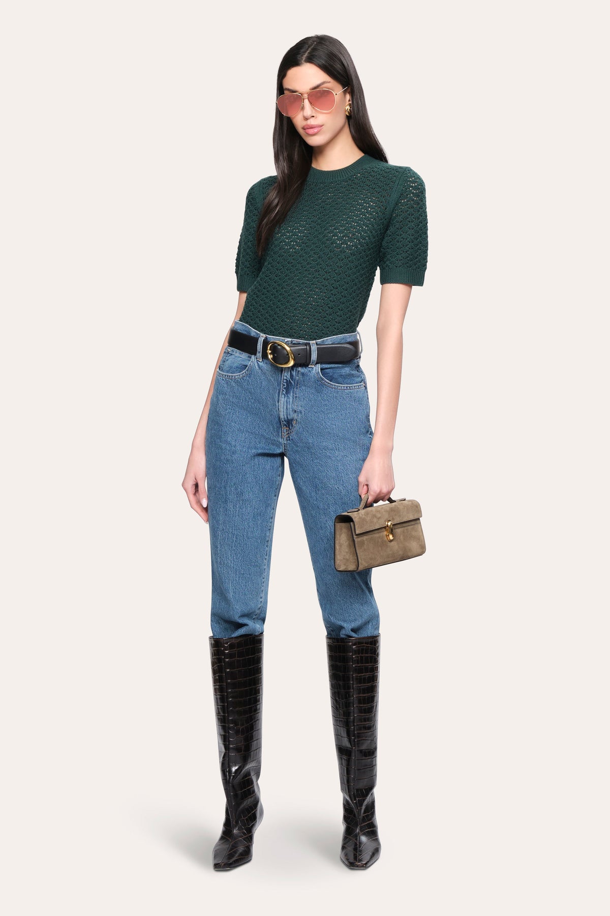 Maya Wool Sweater | Elie Tahari DARK WILLOW