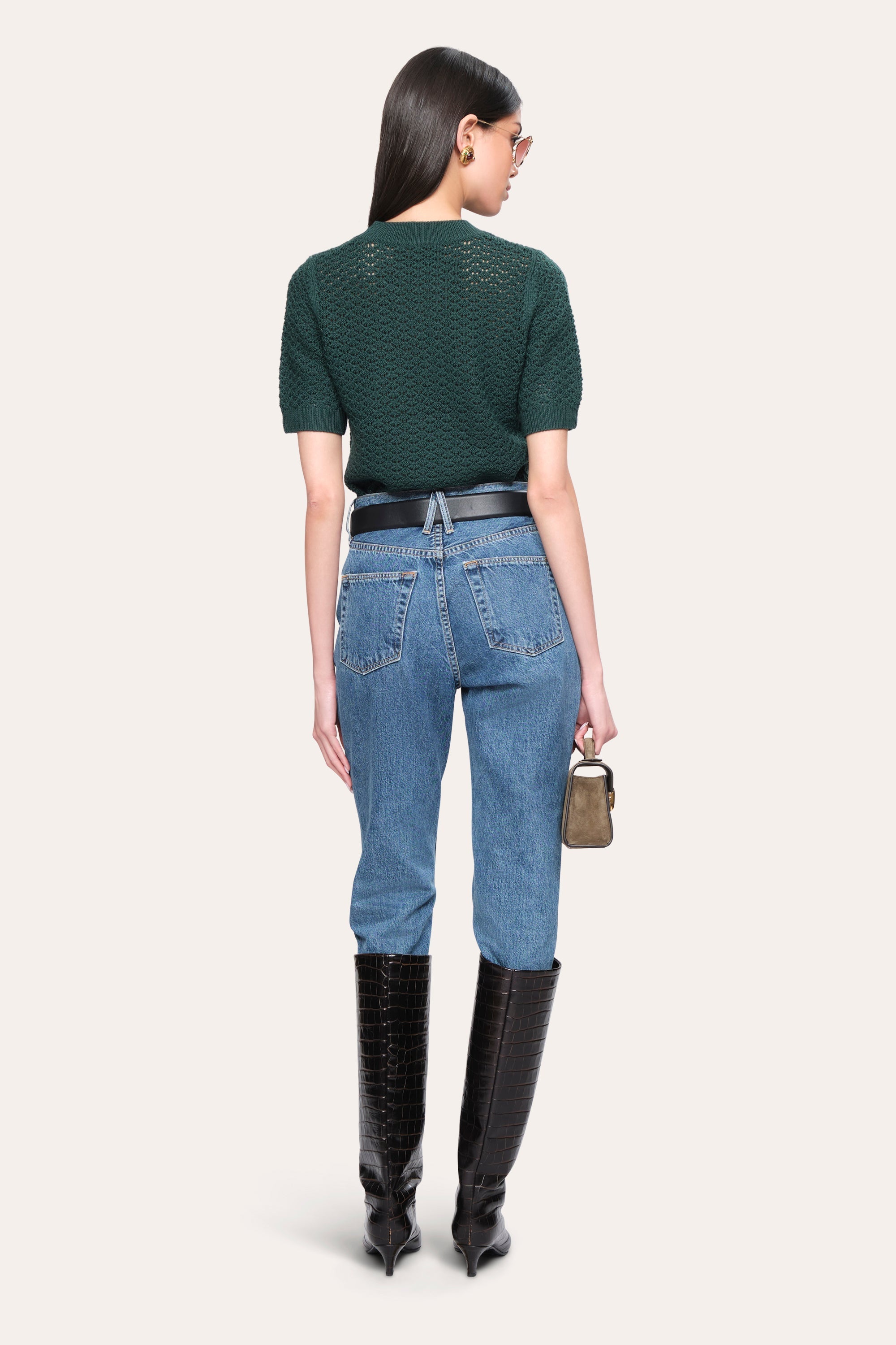 Maya Wool Sweater | Elie Tahari DARK WILLOW