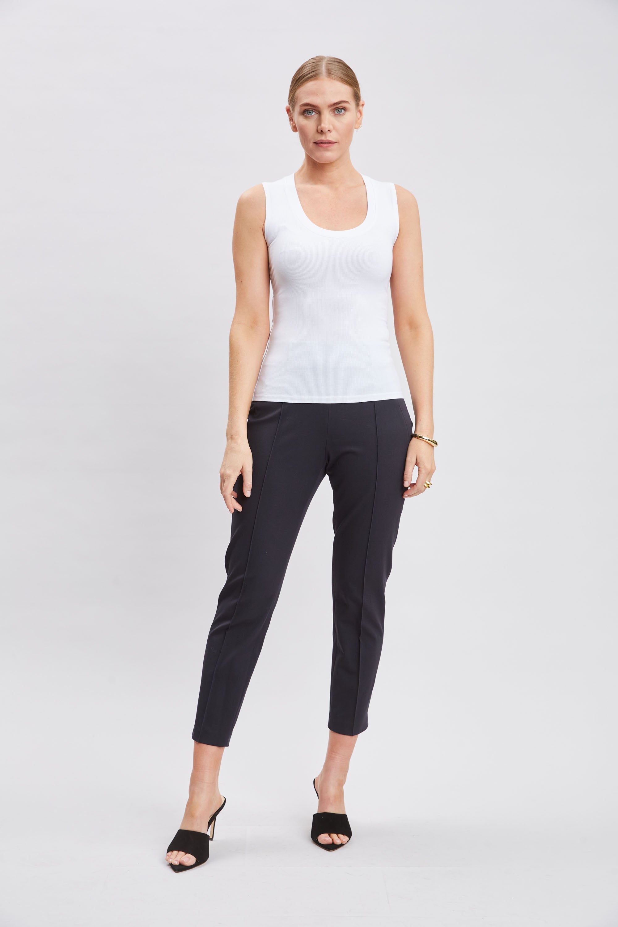 Rosie Rib Tank | Elie Tahari WHITE