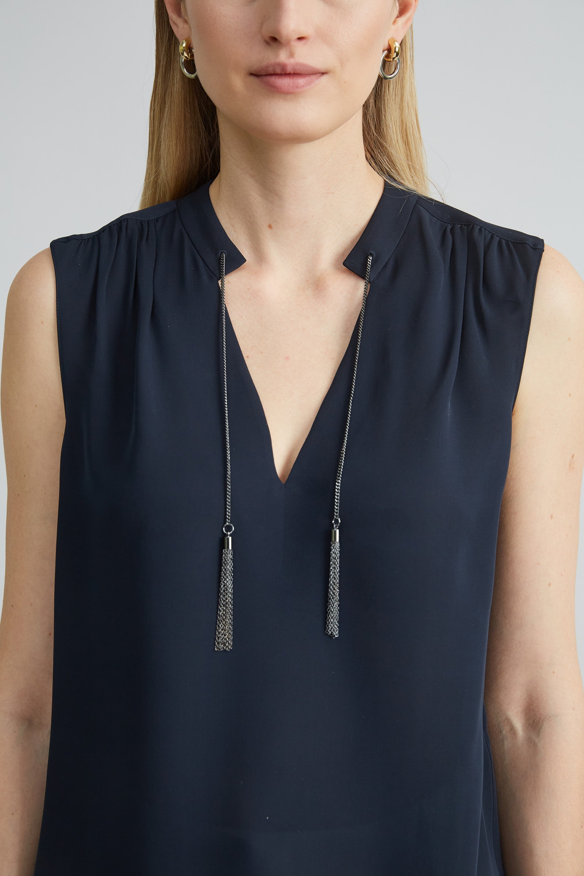 Silk Chain Shirt | Elie Tahari STARGAZER