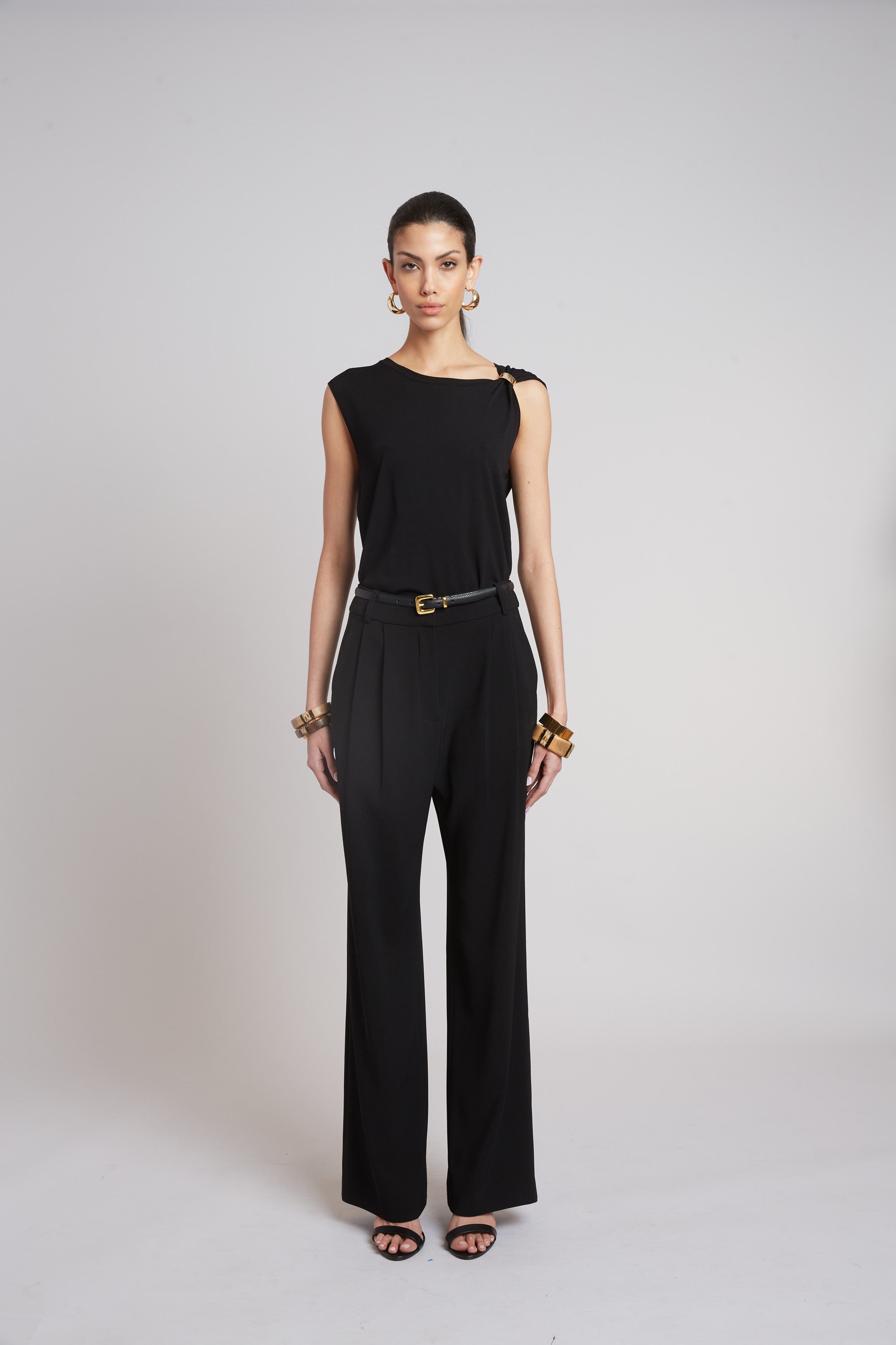 Gilded Top | Elie Tahari BLACK