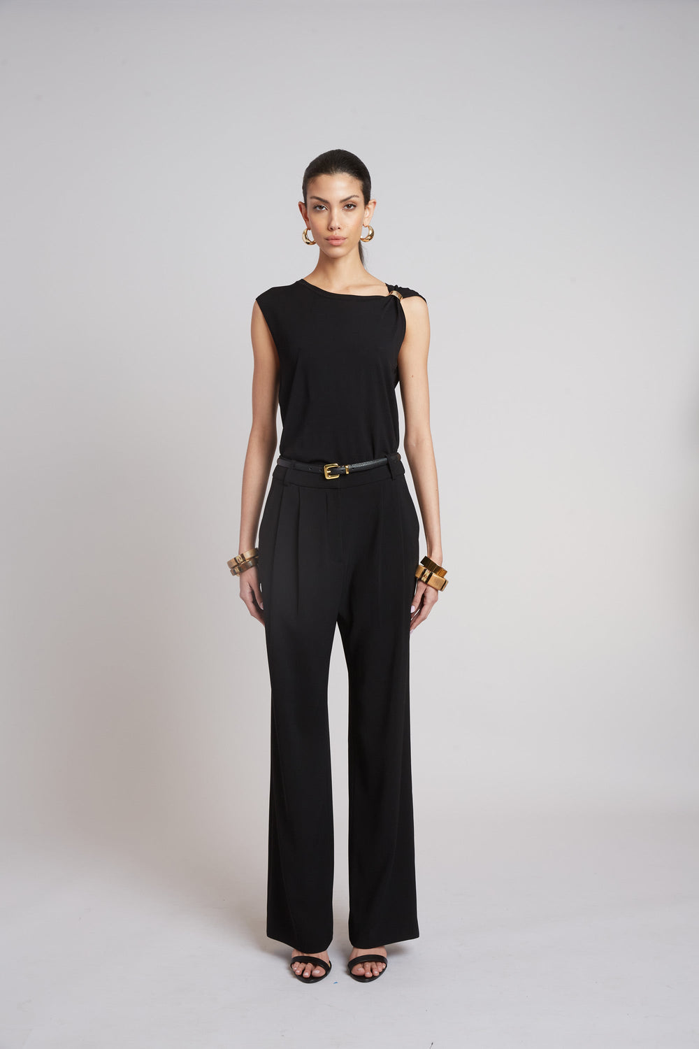 Gilded Top | Elie Tahari BLACK
