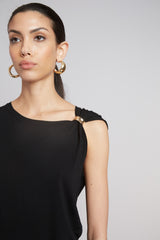 Gilded Top | Elie Tahari BLACK