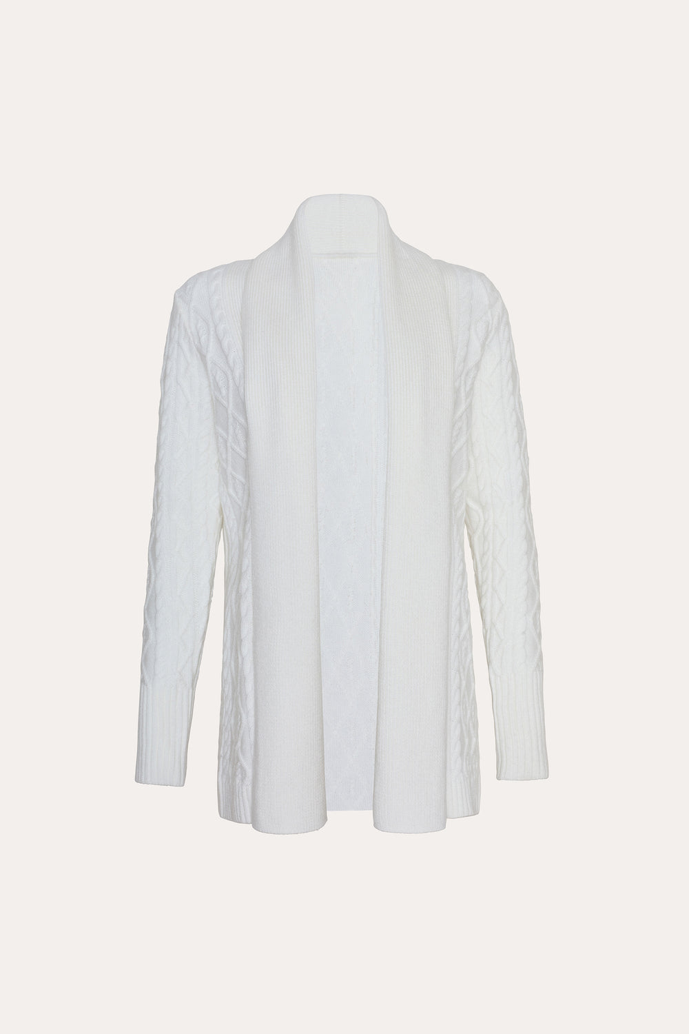 Cable Knit Cardigan | Elie Tahari SNOW