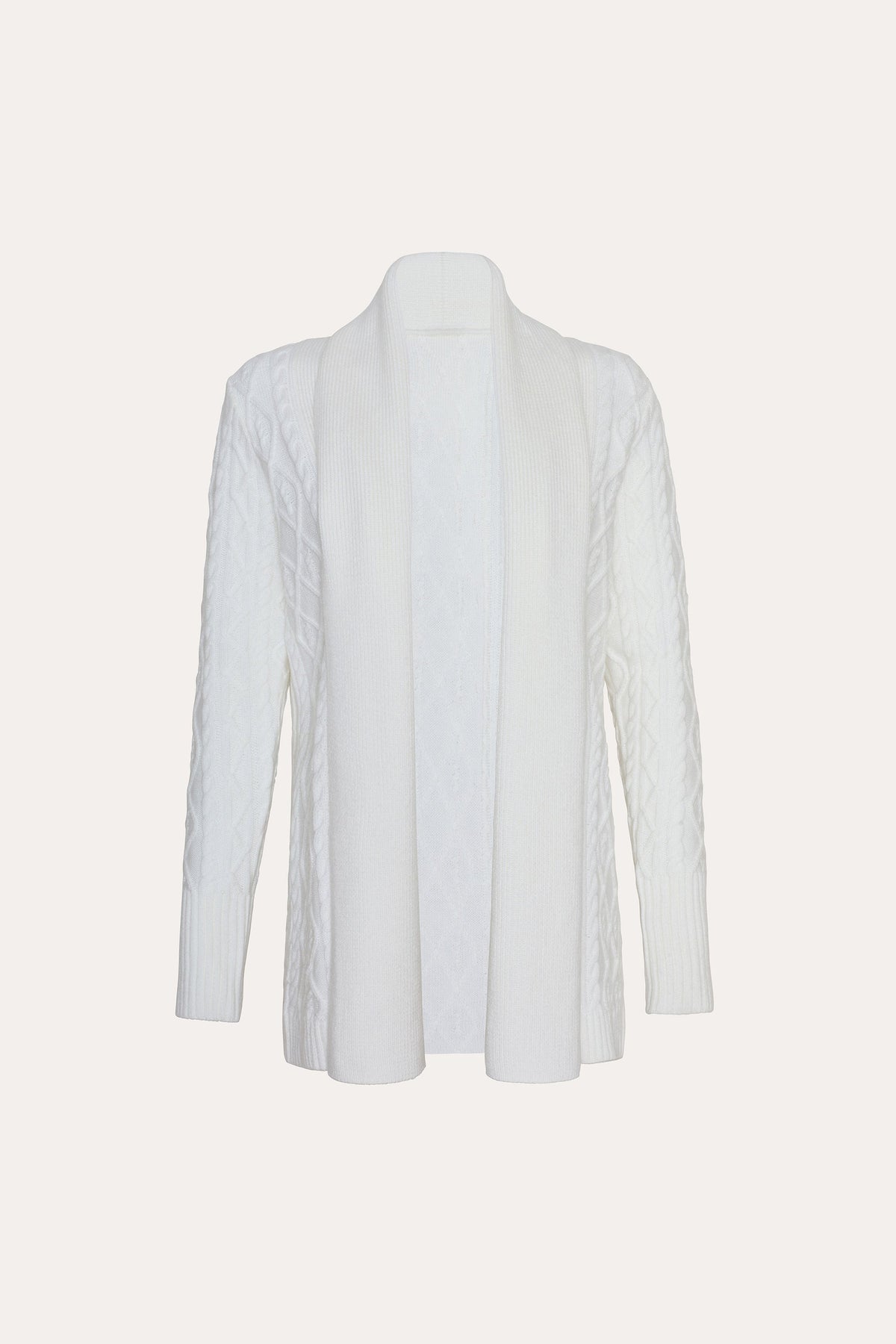 Cable Knit Cardigan | Elie Tahari SNOW