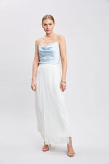 Silk Satin Camisole | Elie Tahari MIST BLUE