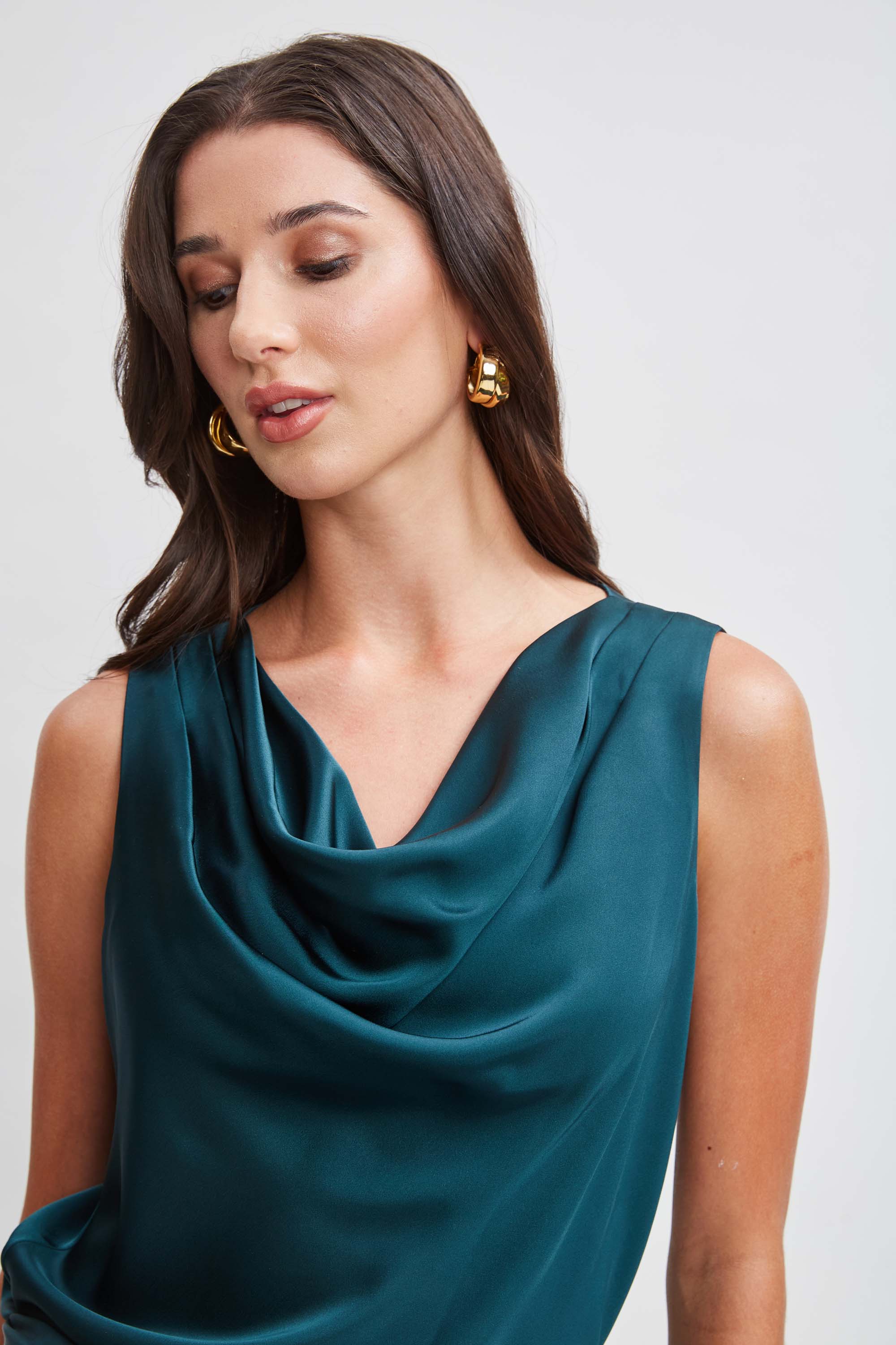 Satin Cowl Top | Elie Tahari JADITE