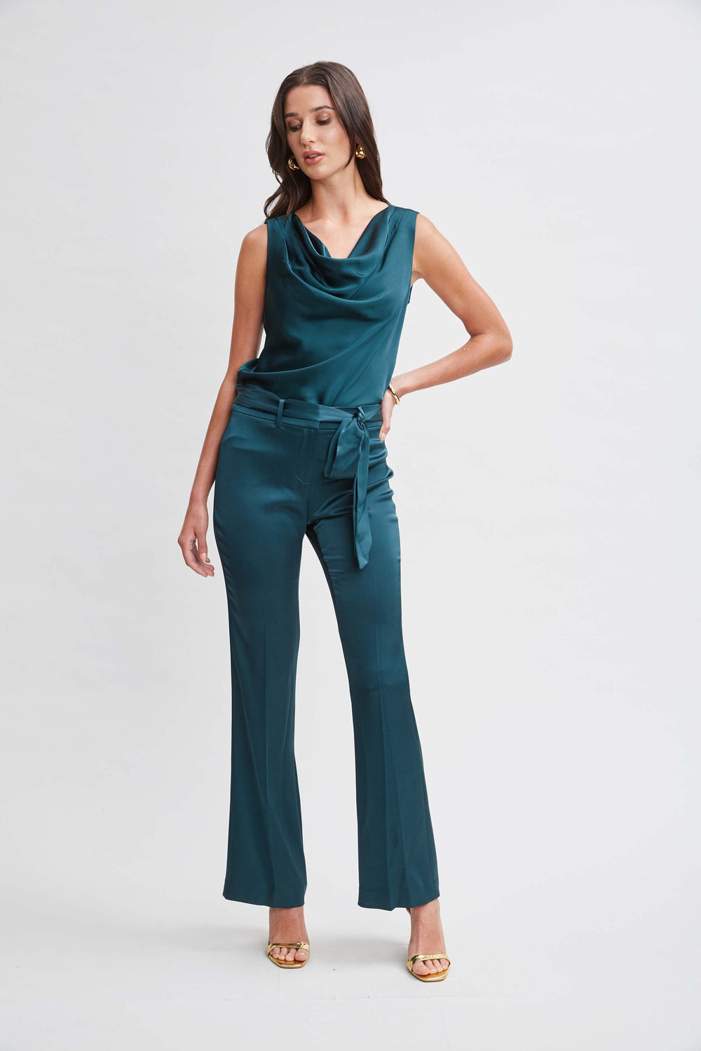 Satin Cowl Top | Elie Tahari JADITE