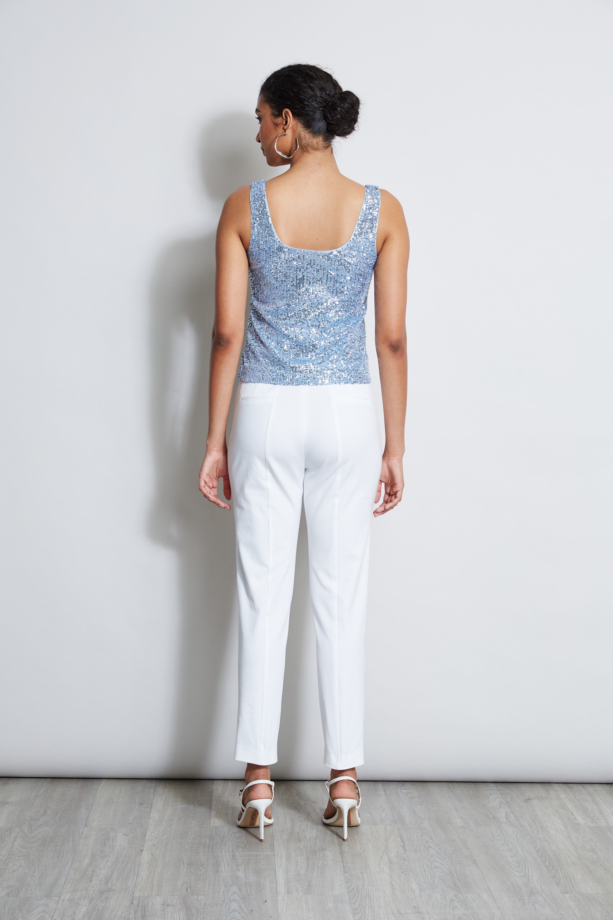 Sequin Tank | Elie Tahari CRYSTAL BLUE