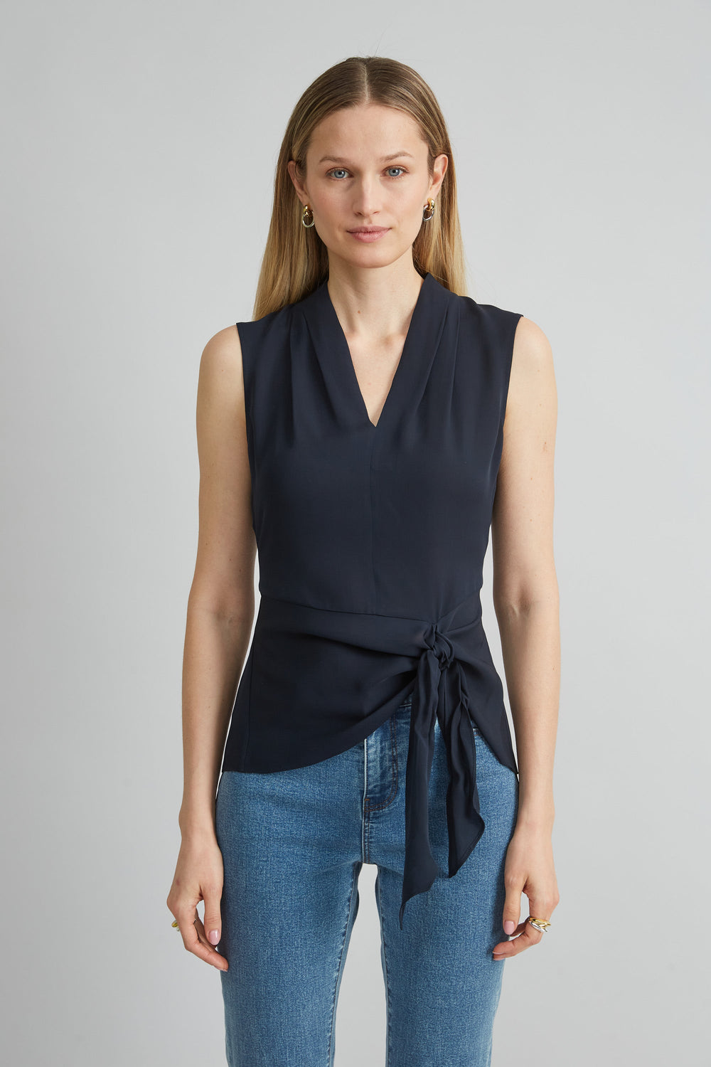 Silk Side Tie Shirt | Elie Tahari STARGAZER