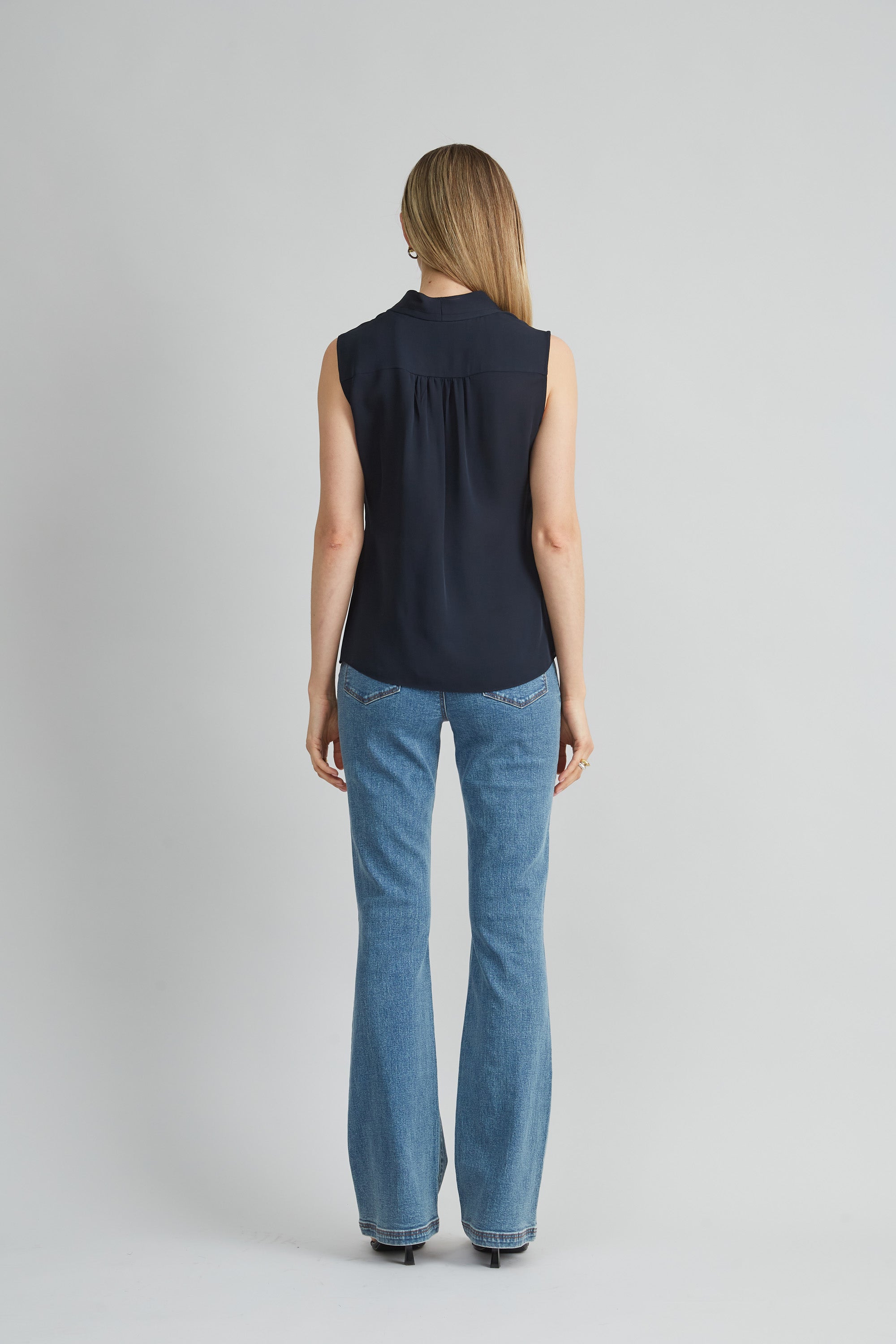 Silk Side Tie Shirt | Elie Tahari STARGAZER