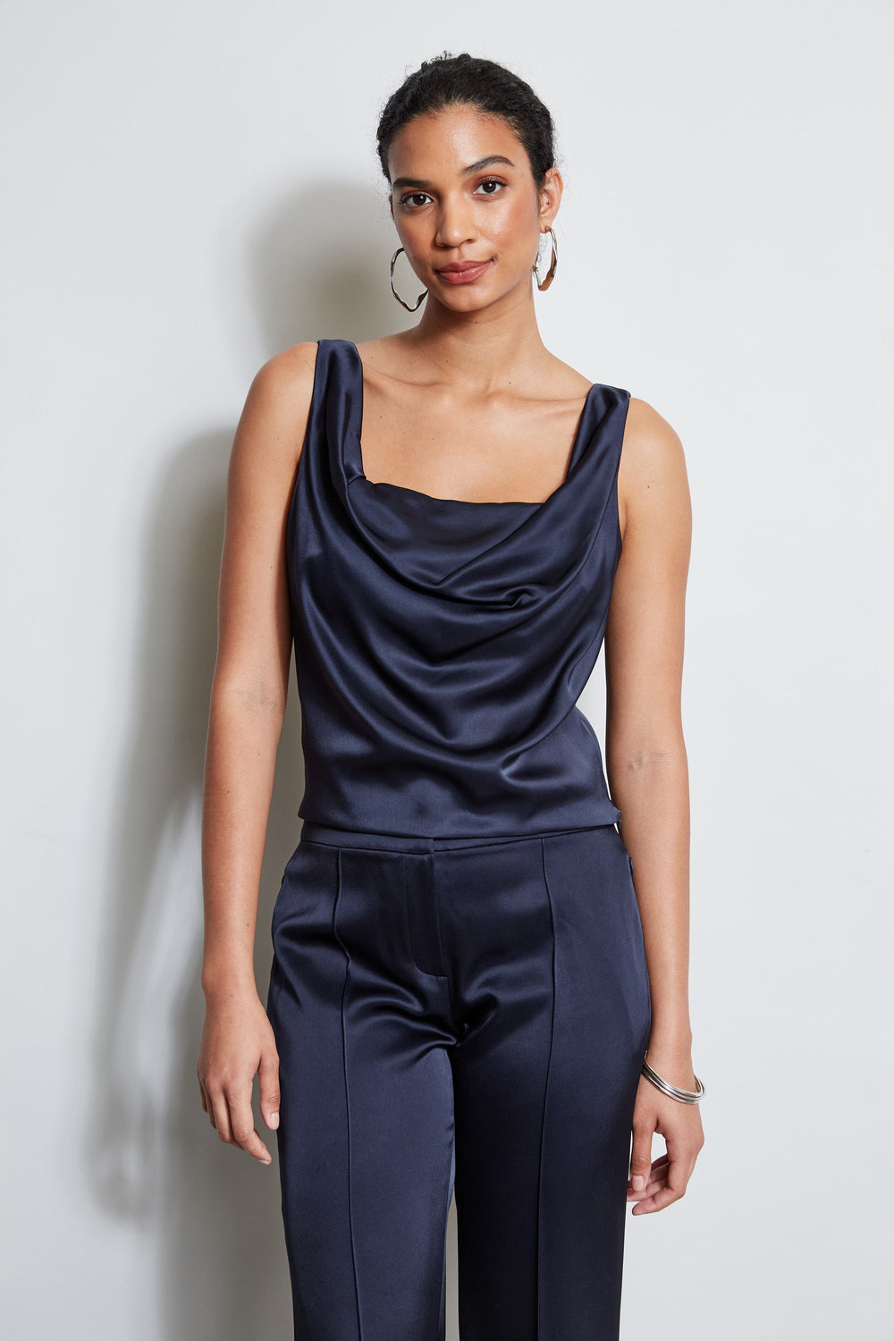 Satin Cowl Cami | Elie Tahari STARGAZER