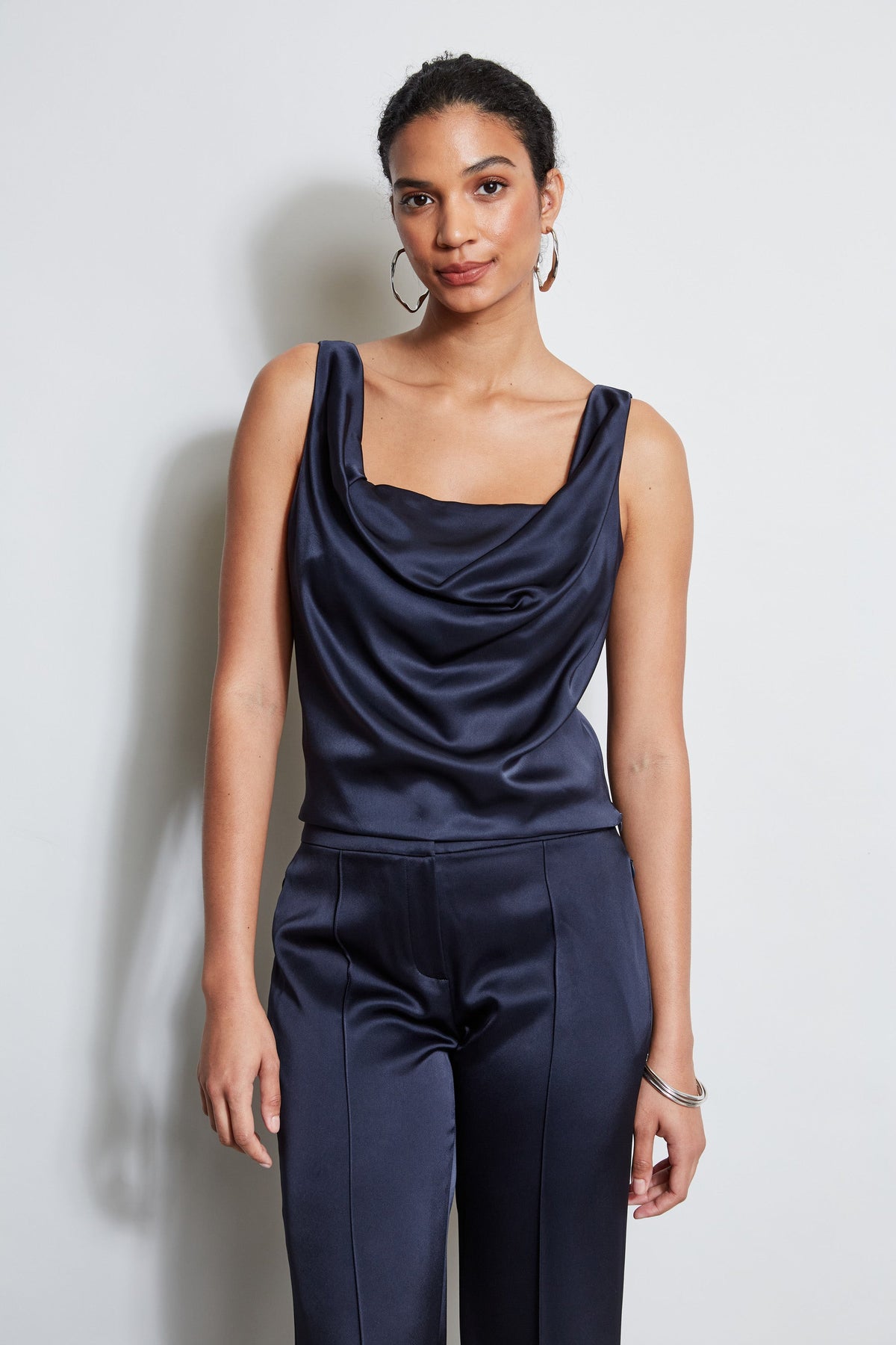 Satin Cowl Cami | Elie Tahari STARGAZER