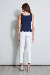 Scallop Hem Tank | Elie Tahari STARGAZER