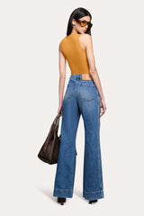 Rosie Rib Tank | Elie Tahari CARAMEL