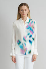 Silk Shirt | Elie Tahari IVORY MULTI