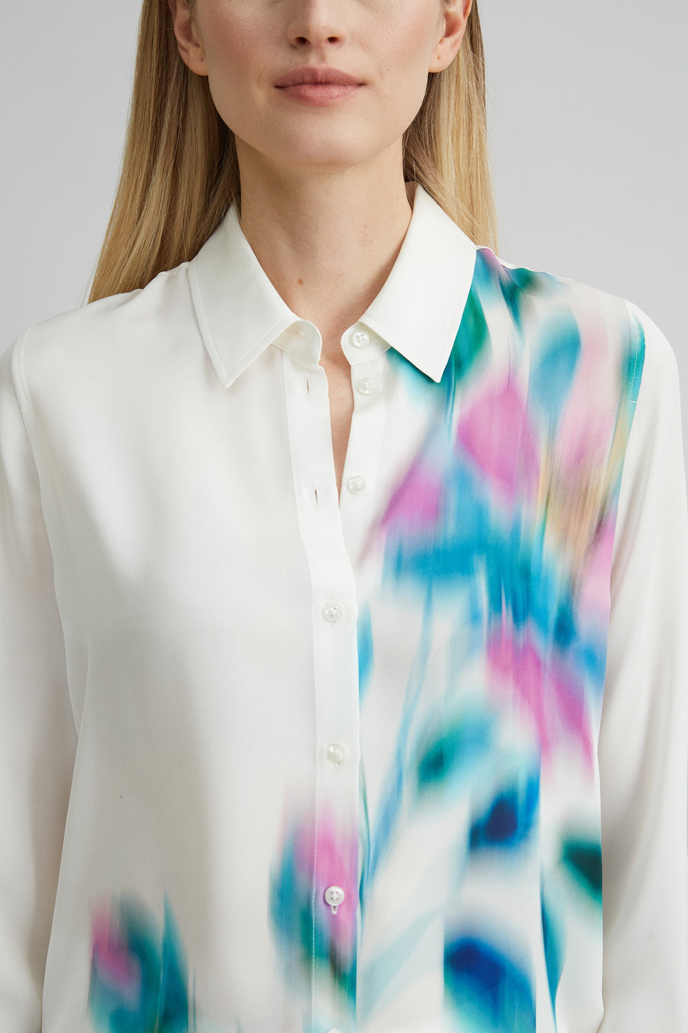 Silk Shirt | Elie Tahari IVORY MULTI