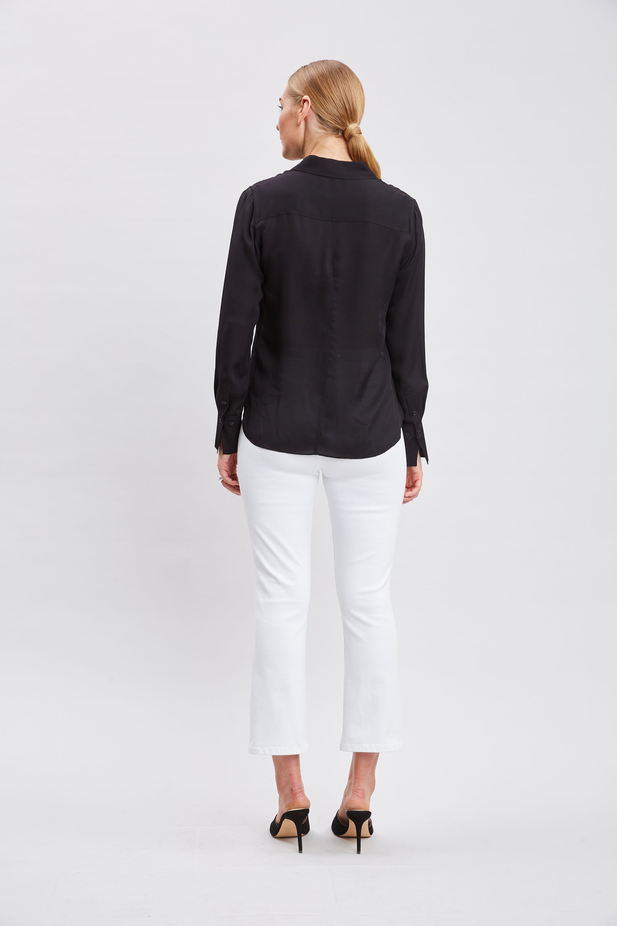 Midnight Garden Shirt | Elie Tahari BLACK-IVORY
