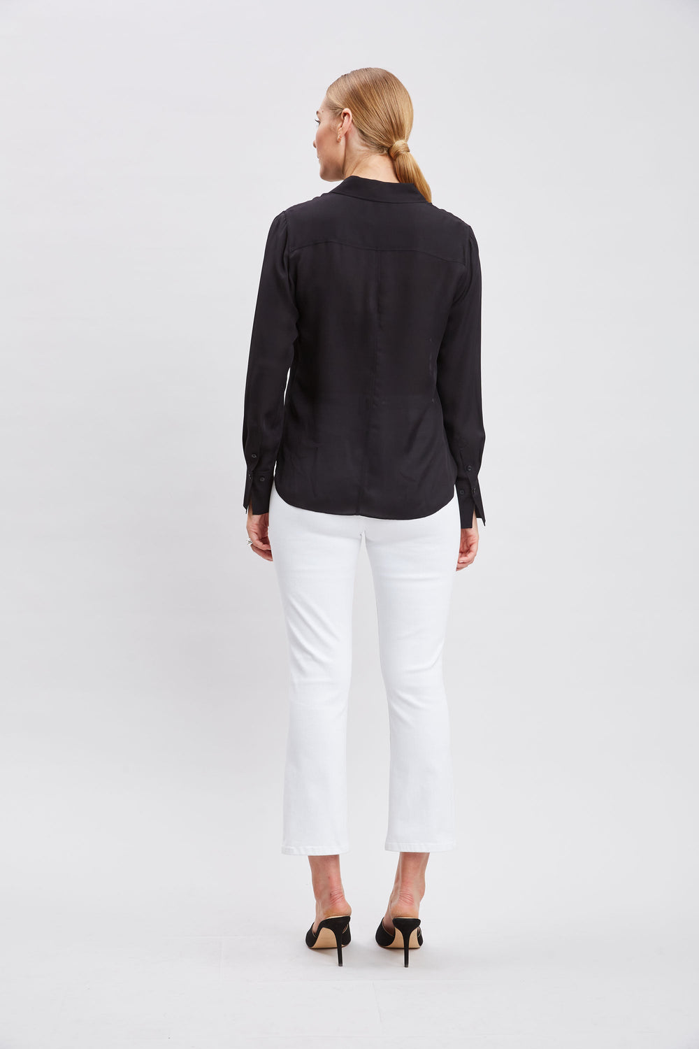 Midnight Garden Shirt | Elie Tahari BLACK-IVORY