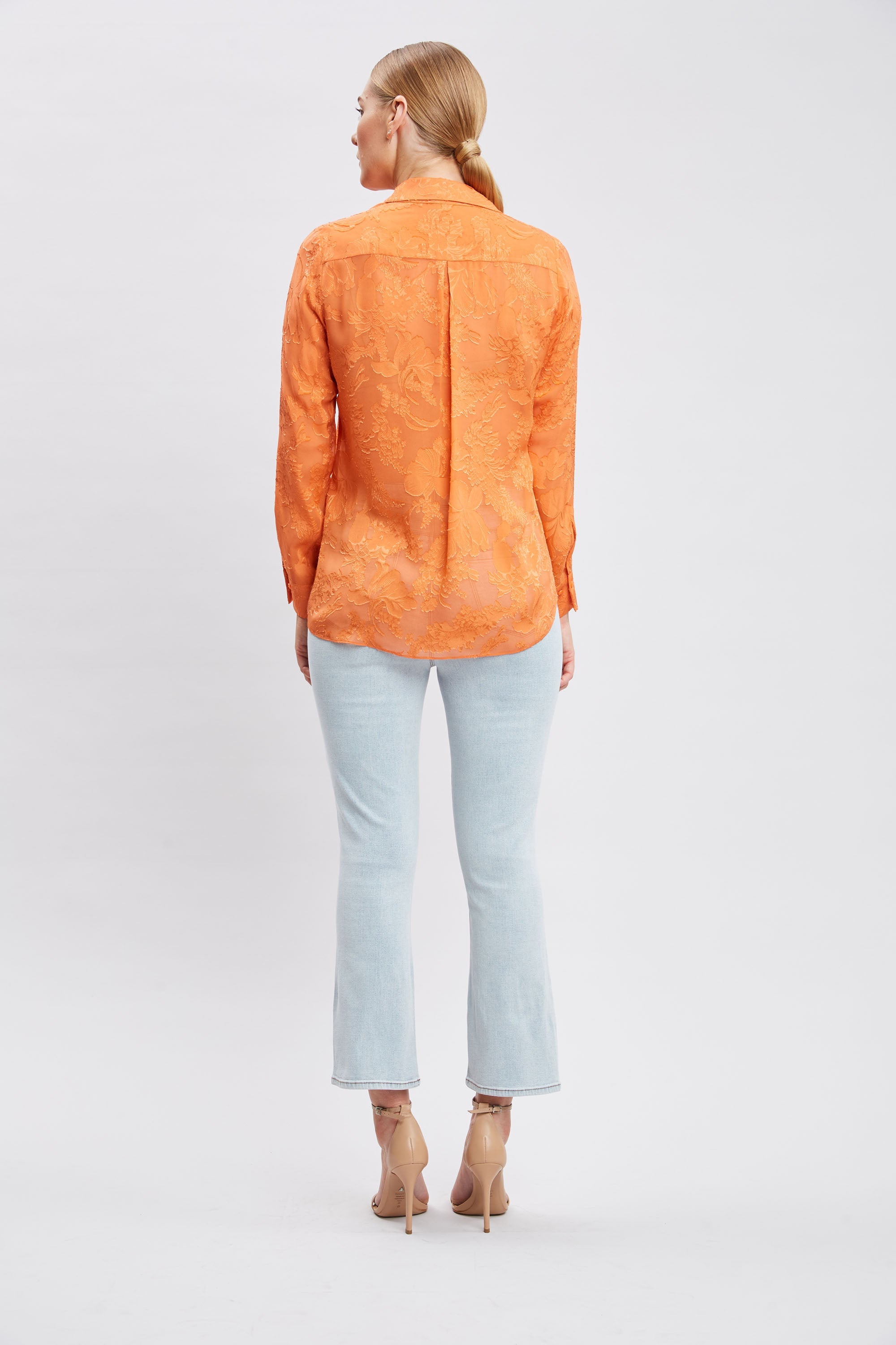 Silk Jacquard Utility Shirt | Elie Tahari MANGO