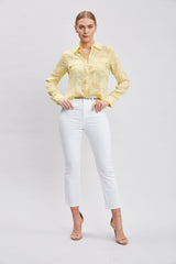 Silk Jacquard Utility Shirt | Elie Tahari SUN